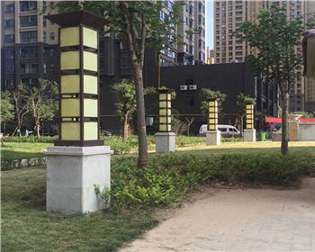 湖北景觀燈案例-西安茅坡新城景觀燈