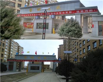 青海小區太陽能庭院路燈-青海省酒泉市瓜州太陽能路燈項目