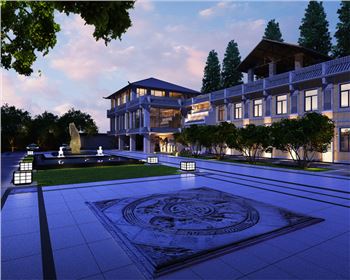 湖北別墅亮化-小區(qū)樓體亮化