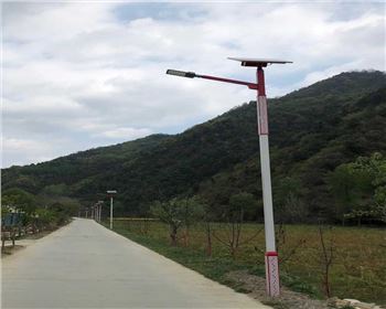 新農(nóng)村太陽(yáng)能路燈-甘肅隴南路燈項(xiàng)目