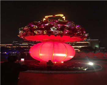 湖北西安蓮湖區2019年元旦、春節亮化工程案例